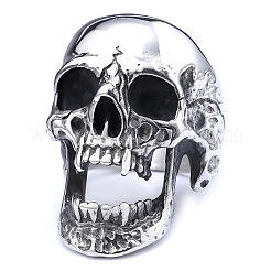 Skull 304 Stainless Steel Finger Rings for Men&nbsp;FS-WGF2445-03