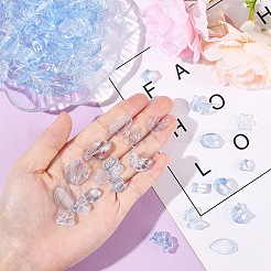 150Pcs Gradient Color Transparent Glass Beads&nbsp;GLAA-YW0004-91A