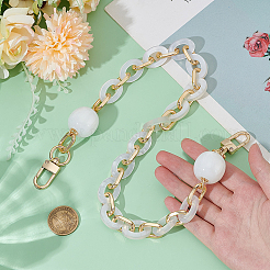 1Pc Resin Oval Link Purse Chains with Alloy Clasps&nbsp;FIND-PH0028-19B