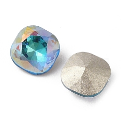 Glass Rhinestone Cabochons&nbsp;RGLA-L029-06B-BBLA