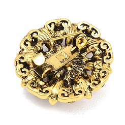12Pcs Exquistie Rhinestone Brooch&nbsp;JEWB-G047-01AG