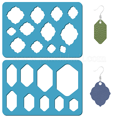Acrylic Earring Handwork Template&nbsp;DIY-WH0359-049-1