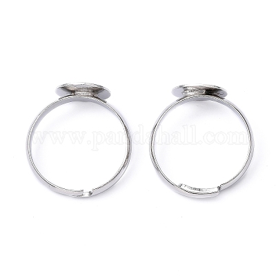 Brass Pad Ring Base Findings&nbsp;EC022-1