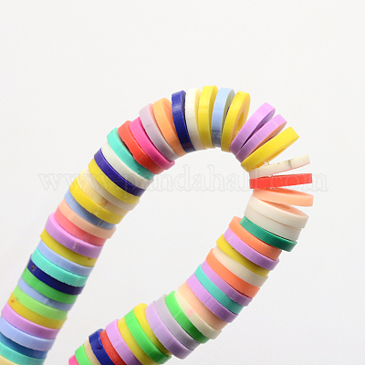 Handmade Polymer Clay Beads&nbsp;X-CLAY-R067-6.0mm-M1-1
