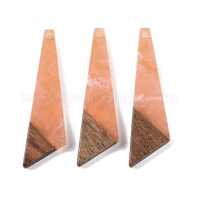 Resin & Wood Pendants&nbsp;WOOD-F015-15A-1