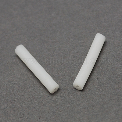 プラスチック製ピアスキャッチ  ピアスバックキャッチ  ホワイト  12~16x2x2mm  穴：0.5mm  約5000個/袋&nbsp;FIND-R008-2x12mm-1