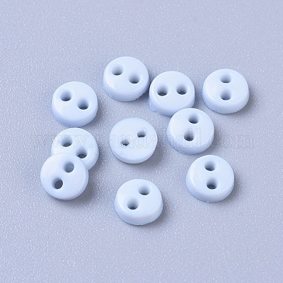 Nylon Tiny Button&nbsp;X-BUTT-WH0014-28A-1