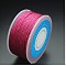 Round Nylon Cords, Milan Cords/Twisted Cords, Hot Pink, 2.5mm, about 10.93 yards(10m)/roll