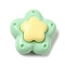 Opaque Resin Cabochons, for Jewelry Making, Flower, 11x11.5x6mm