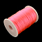 Polyester Cords, Satin Rattail Cord, Light Coral, 2mm, about 98.42 yards(90m)/roll
