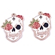 Alloy Enamel Pendants&nbsp;PW-WGFB53B-03-1