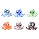 6Pcs 6 Colors Handmade Bumpy Lampwork Beads Strands&nbsp;LAMP-FS0001-54-1