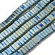 Electroplated Non-magnetic Synthetic Hematite Beads Strands&nbsp;G-C106-B02-02A-1