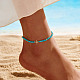 925 Sterling Silver Anklets&nbsp;AJEW-Z029-24G-3