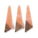 Resin & Wood Pendants&nbsp;WOOD-F015-15A-1