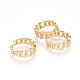 Adjustable Brass Finger Rings&nbsp;RJEW-G096-35G-1