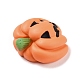 Pumpkin Opaque Resin Cabochons&nbsp;X-RESI-F031-05-4