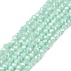 Electroplate Glass Beads Strands&nbsp;EGLA-A044-P1mm-B14-1