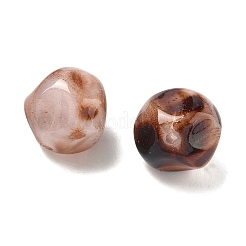 Opaque Acrylic Imitation Leopard Print Beads&nbsp;OACR-B052-07