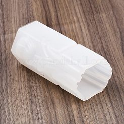 DIYキャンドルシリコンモールド  キャンドル作り用  チューリップの長方形  ホワイト  57x67x115mm  内径：44x50mm&nbsp;SIMO-P014-10