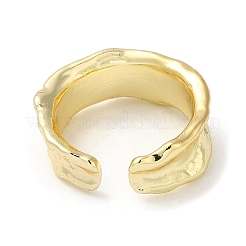 Brass Open Cuff Rings&nbsp;RJEW-Q778-21G