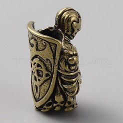 Outdoor EDC Tool Brass Parachute Rope European Beads&nbsp;KK-WH0079-72B