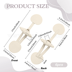 Leather Toggle Buckles&nbsp;FIND-WH0199-469C