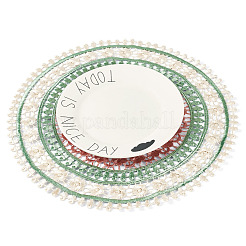 Polyester Lace Table Mat&nbsp;AJEW-TADJ0001-21B