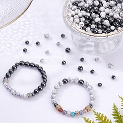 400Pcs 4 Style Synthetic Gemstone Beads&nbsp;G-FH0001-53