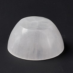 Natural Selenite Charging Bowl for Cleansing&nbsp;AJEW-E051-01A