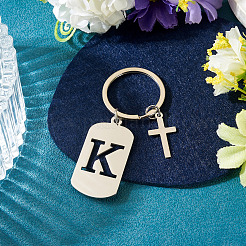 1Pc Stainless Steel Keychains&nbsp;KEYC-TADJ0001-08K