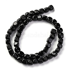 Natural Black Onyx Beads Strands&nbsp;G-G177-E15-02