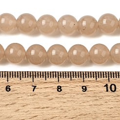 Natural White Jade Beads Strands&nbsp;G-H348-8mm-02