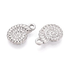 304 Stainless Steel Conch Shaped Charms&nbsp;STAS-T067-54P