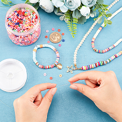Handmade Polymer Clay Beads&nbsp;CLAY-FH0001-01C-M