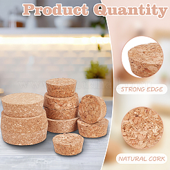 10Pcs 5 Styles Cork Bottle Stoppers&nbsp;AJEW-NB0006-07