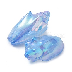 Iridescent Plating Acrylic Beads&nbsp;MACR-K342-07