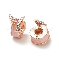 Alloy Rhinestone European Beads&nbsp;FIND-Q115-02RG
