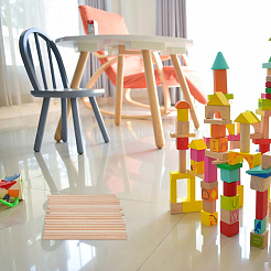 Wood Craft Sticks&nbsp;WOOD-WH0125-11E