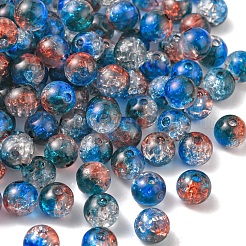 50G Transparent Crackle Acrylic Beads&nbsp;CACR-YW0001-01A