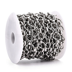 Alloy Teardrop with Twining Chains&nbsp;LCHA-T001-12P