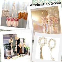 Natural Unfinished Wood Beads&nbsp;WOOD-SP0001-62D