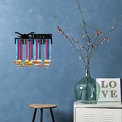 Fashion Iron Medal Hanger Holder Display Wall Rack&nbsp;ODIS-WH0021-118