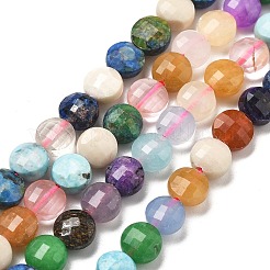 Natural & Synthetic Mixed Gemstone Beads Strands&nbsp;G-C179-A6mm-13