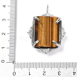 Natural Tiger Eye Pendants&nbsp;G-I381-01P-07