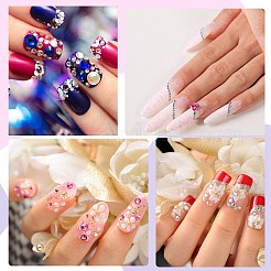 60g Resin patch multi size mixed pearl patch DIY jewelry accessories(2 bags)&nbsp;JX586H