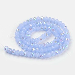 Electroplate Glass Beads Strands&nbsp;LS-EGLA-A034-J8mm-L03