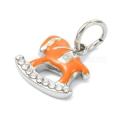 304 Stainless Steel Enamel Pendants&nbsp;STAS-A145-02P