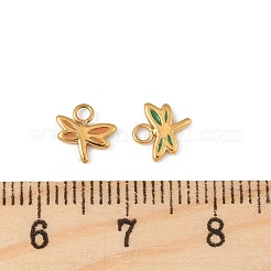 304 Stainless Steel Enamel Charms&nbsp;STAS-P396-15G-M
