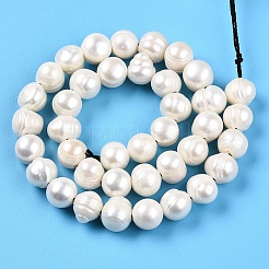 Natural Cultured Freshwater Pearl Beads Strands&nbsp;PEAR-L001-C-08-01